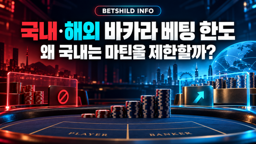 국내·해외 온라인카지노 베팅 한도 차이와 마틴 제한 이유