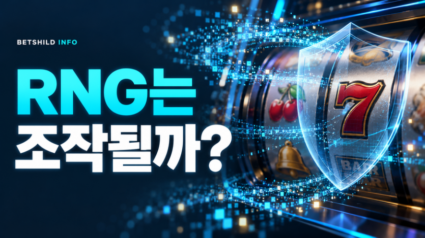 온라인 슬롯 RNG 조작 가능성과 검증 기준을 다루는 벳쉴드 아카데미 썸네일